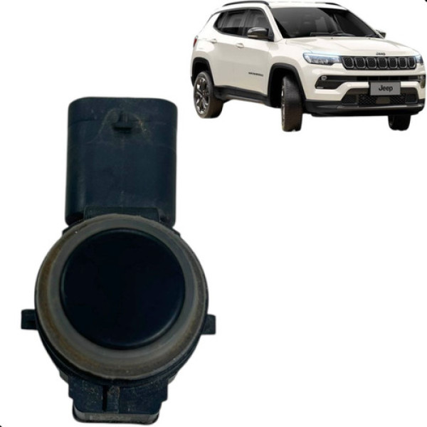 Sensor Estacionamento Traseiro Compass 2.0 Diesel 2022  Preto