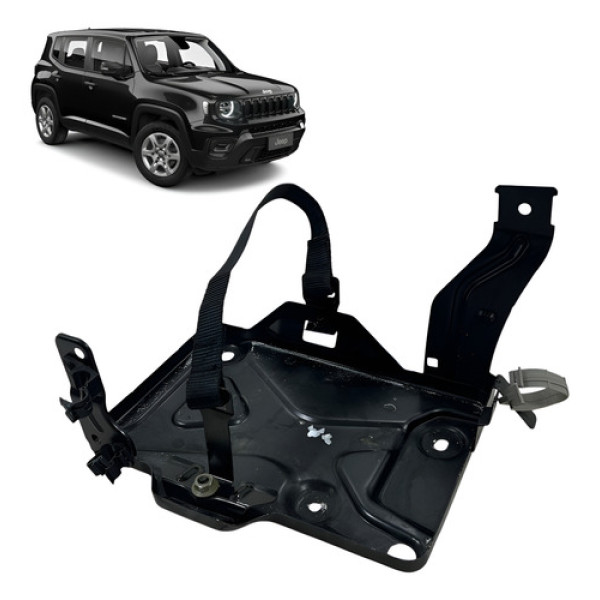 Suporte Da Bateria Jeep Renegade 1.8 2016 A 2020 Preto