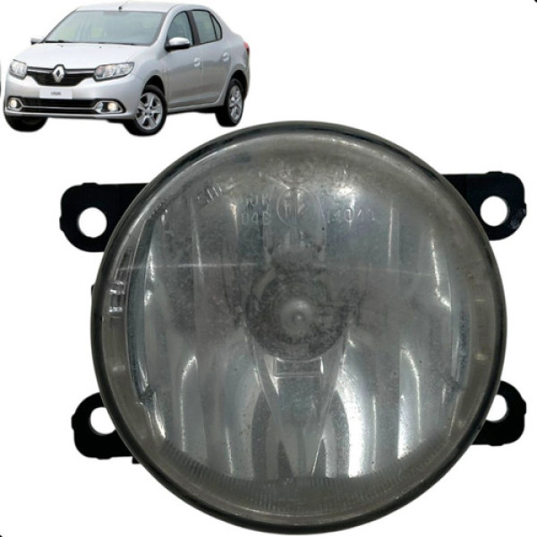 Farol Milha Renault Logan 1.0 2015 2016 2017  Transparente