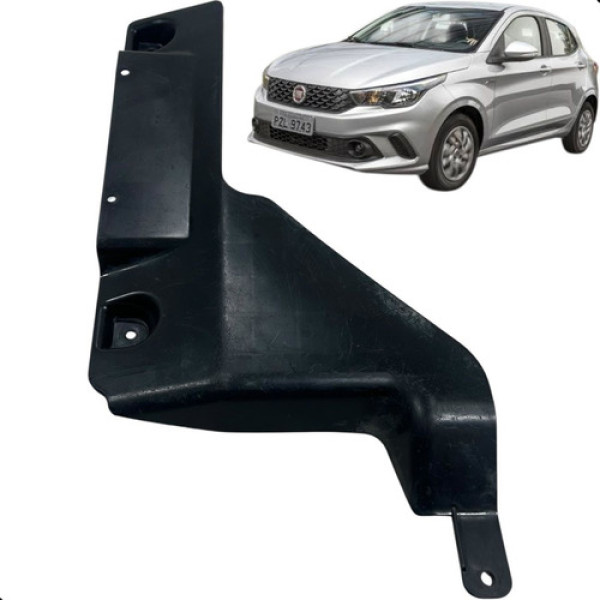 Acabamento Defletor Calor Inferior Escapamento Argo 20182020 Preto