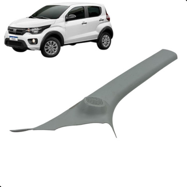 Acabamento Parabrisa Direito Fiat Mobi 1.0 2018 2019 2020 Cinza