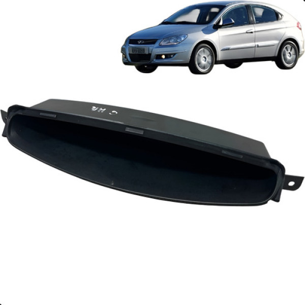 Porta Objetos Central Painel Chery Cielo 1.6 2010 2011 2012 Preto