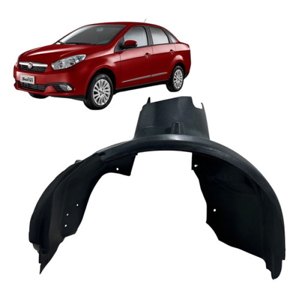 Parabarro Fiat Grand Siena 2012 A 2016 Dianteiro Esquerda