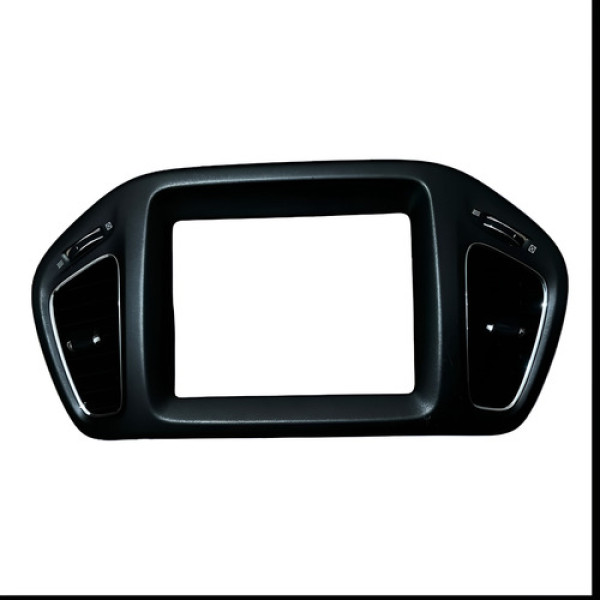 Moldura Central Multimidia Jeep Compass 2016 Á 2020 Preto