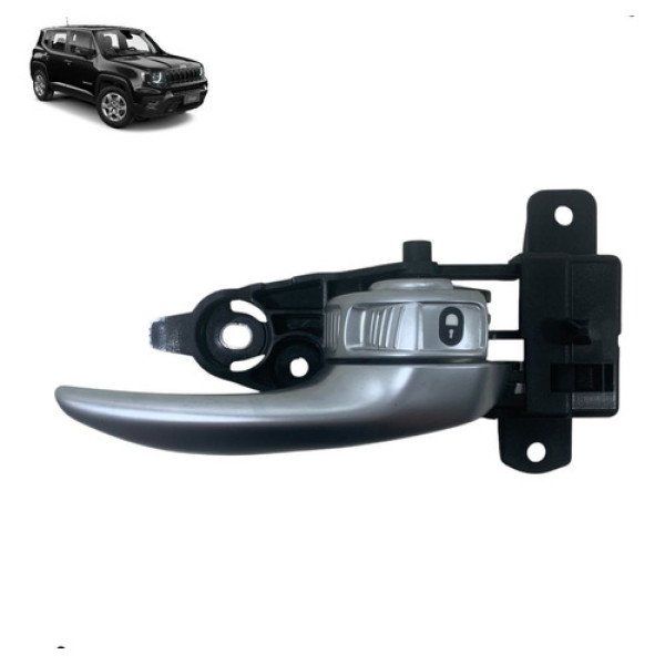 Maçaneta Interna Dianteira Direita Renegade 2017 2021 Cinza Dianteira