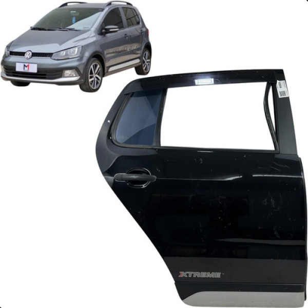 Porta Traseira Direita Fox Xtreme 2016 2017 2018 2019 2020 Traseira Direita Preta