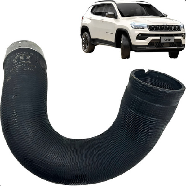 Mangueira Intercoler Compass 2.0 Diesel 2022 2024 Preto