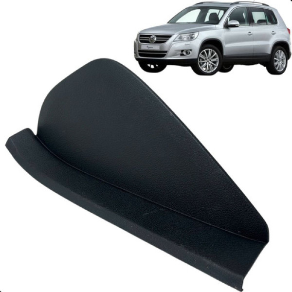 Moldura Acabamento Lado Esquerdo Painel Tiguan 2010 A 2014 Preto