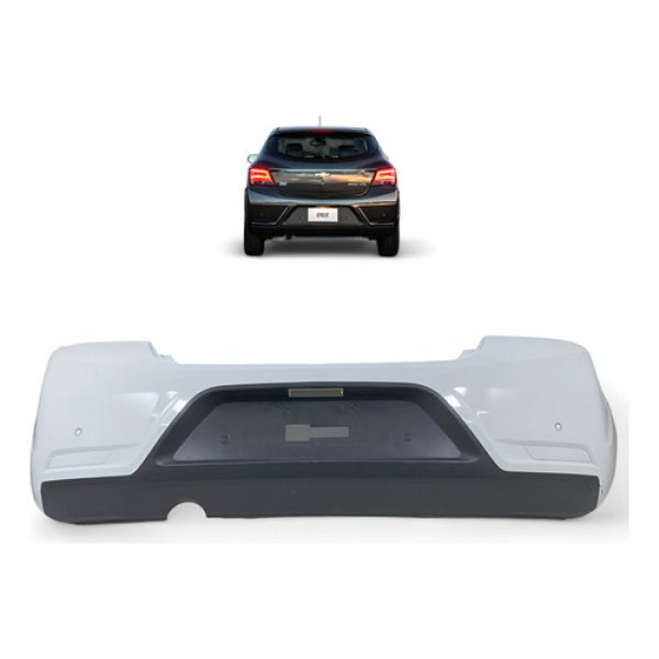 Parachoque Traseiro Chevrolet Ônix 2017 2018 2019 C/ Sensor