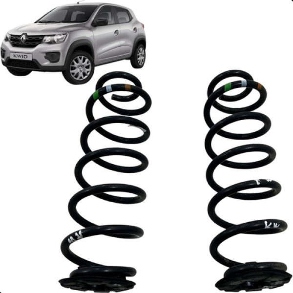 Jogo Molas Traseira Renault Kwid 1.0 2017 2018 2019 2020