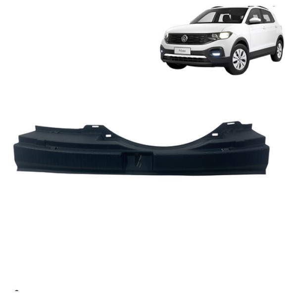 Soleira Acabamento Interna Porta Malas Tcross 2020 2022 Preto