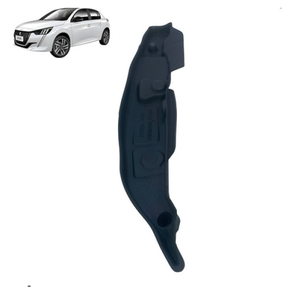 Anti Ruído Pára-lama Esquerdo Peugeot 208 2021 2024 Preto