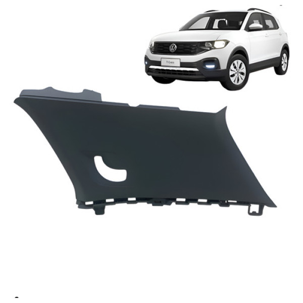 Acabamento Coluna Cinto Traseira Esquerdo Tcross 2020 2023 Cinza