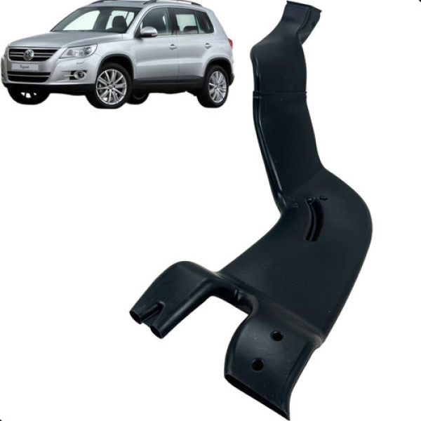 Duto Passagem Ar Tiguan 2.0 2010 2011 2012 2013 2014 Preto