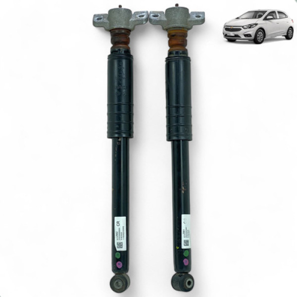 Par Amortecedor Traseiro Chevrolet Onix 1.0 2013 A 2019