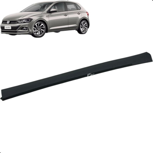 Acabamento Coluna Esquerda Cinza Volkswagen Polo 2018 A 2021