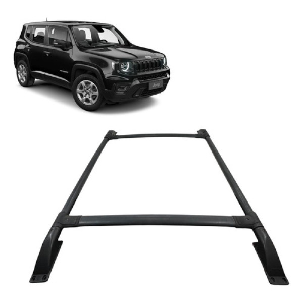 Rack Bagageiro De Teto Jeep Renegade 2016 A 2025 Preto