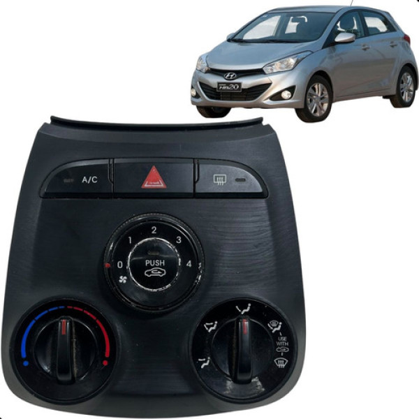 Botão Comando Ar Condicionado Hb20 2012 2013 2014 A 2019 Preto