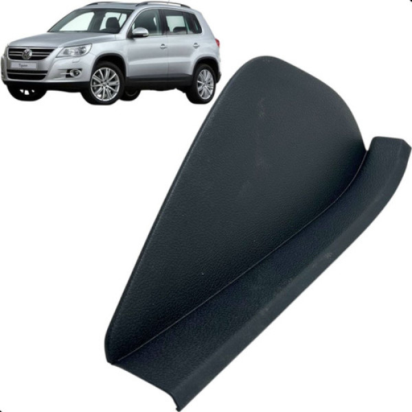 Acabamento Direito Lateral Painel Tiguan 2010 A 2014 Preto