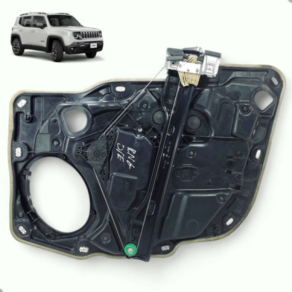 Máquina Vidro Diant Esquerda Jeep Renegade 1.8 2017 A 2021