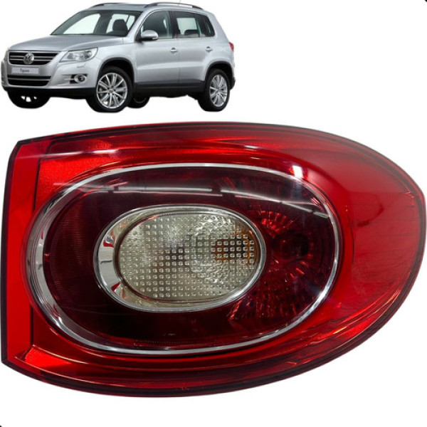 Lanterna Canto Direito Tiguan 2010 2011 2012 2013 2014 Esquerdo/motorista Vermelho