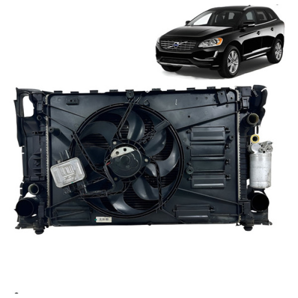 Kit Radiador Volvo Xc60 2.0 2014 2015 2016 C/modulo