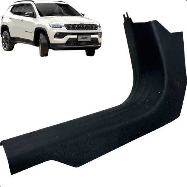 Soleira Porta Dianteira Esquerda Jeep Compass 2.0 2022 2024 Preto