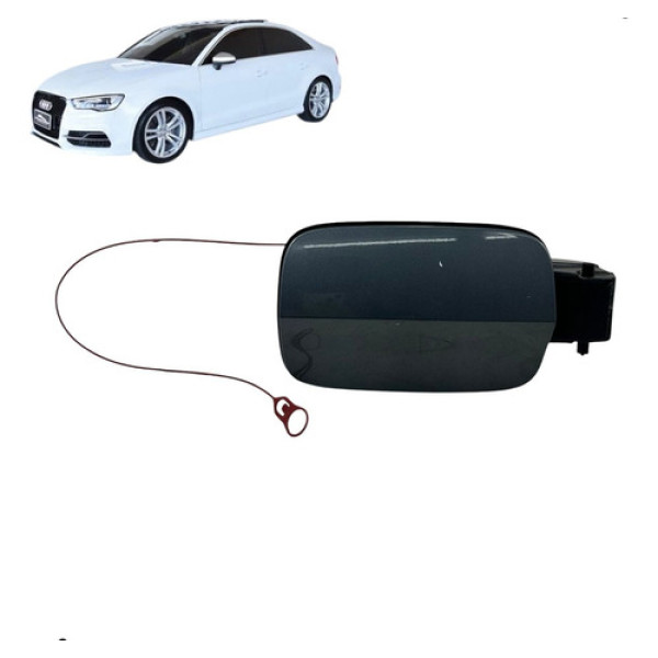 Tampa Portinhola Tanque Audi A3 S3 Sedan 2014 2019 Original Preto