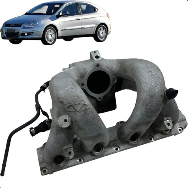 Coletor De Admissão Chery Cielo 1.6 16v 2010 2011 2012 2013