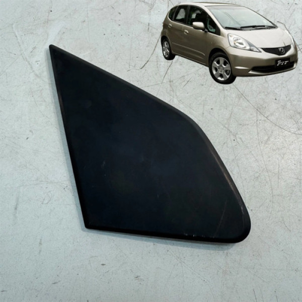 Acabamento Externo Retrovisor Honda Fit 1.5 2009 A 2014 Preto