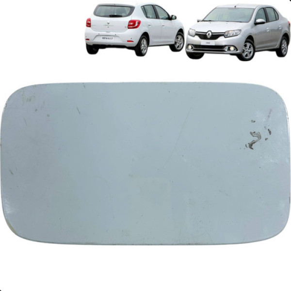 Portinhola Tampa Tanque Sandero 2015 A 2021 Branco