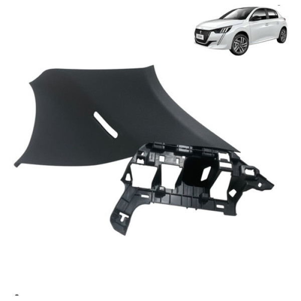 Sporte Bagagito Porta Malas Direito Peugeot 208 2021 2024 Preto