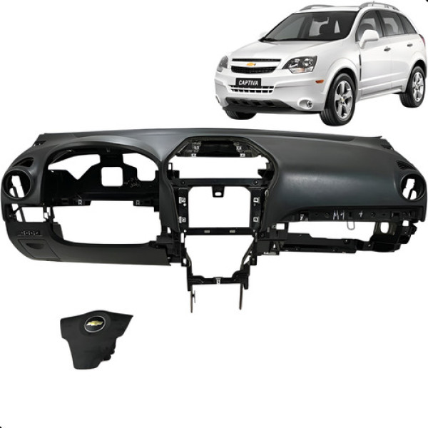 Airbag Captiva 2009 2010 2011 2012 Sem Módulo Preto