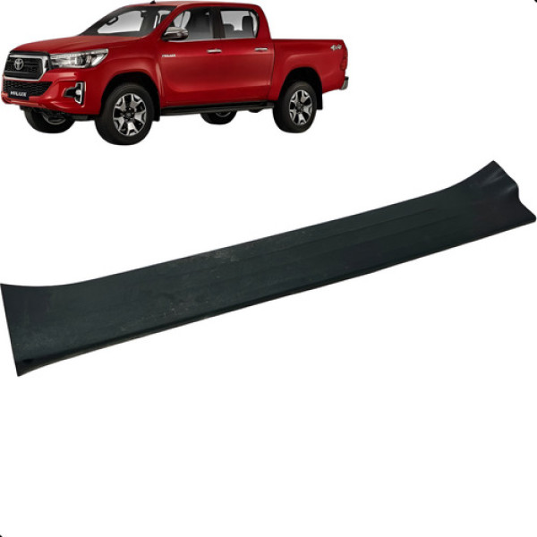 Soleira Interna Porta Dianteira Direita  Hilux 2.8 2016 2020 Preto