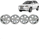 Jogo Roda Aro 17 Chevrolet Captiva 2010 2011 2013 5x115 Cinza