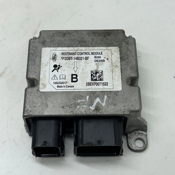 Módulo Airbag Ford New Fiesta 2015 A 2017 Acionado