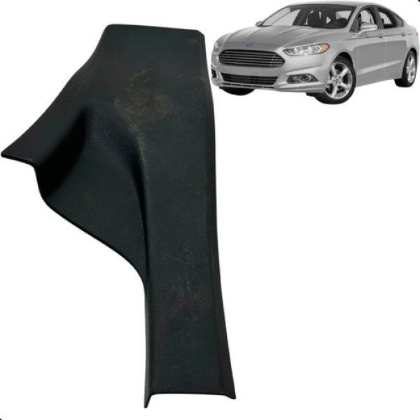 Acabamento Soleira Traseira Esquerda Ford Fusion 2014 2016 Preto
