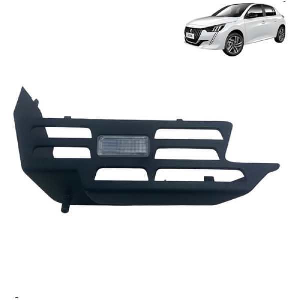 Suporte Tampão Bagagito Esquerdo Peugeot 208 2021 2024 Preto
