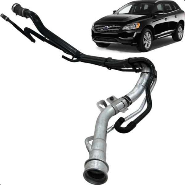Gargalo Tanque Combustivel Volvo Xc60 2.0 2014 A 2017 Preto