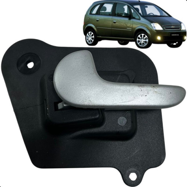 Maçaneta Interna Traseira Esquerda Meriva 1.8 2009 A 2011 Preto Traseira