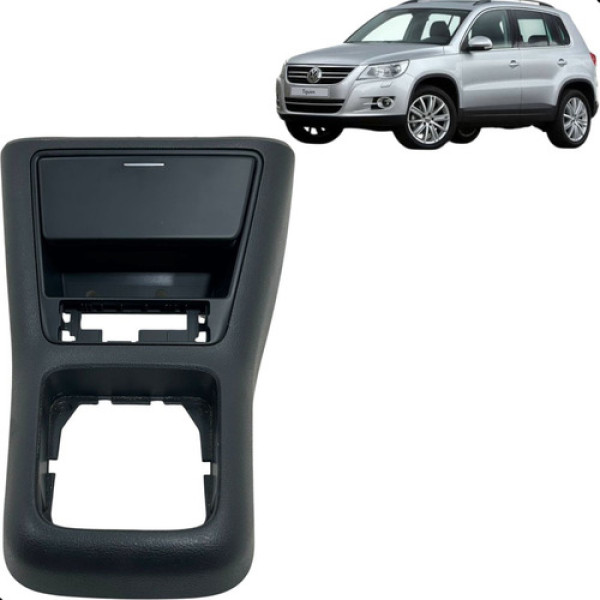 Moldura Console Central Volkswagem Tiguan 2010 A 2014