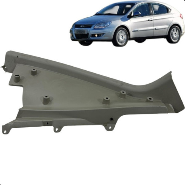 Moldura Coluna Porta Traseira Direita Chery Cielo 1.6 2010