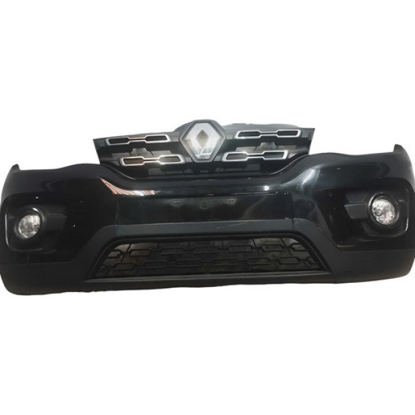 Parachoque Dianteiro Renault Kwid 2017 A 2020 Preto