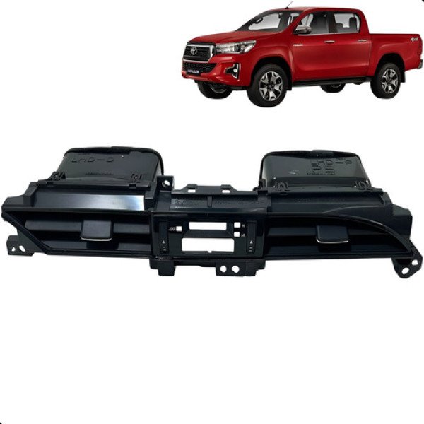 Difusor Ar Condicionado Central Toyota Hilux 2016 2017 2023