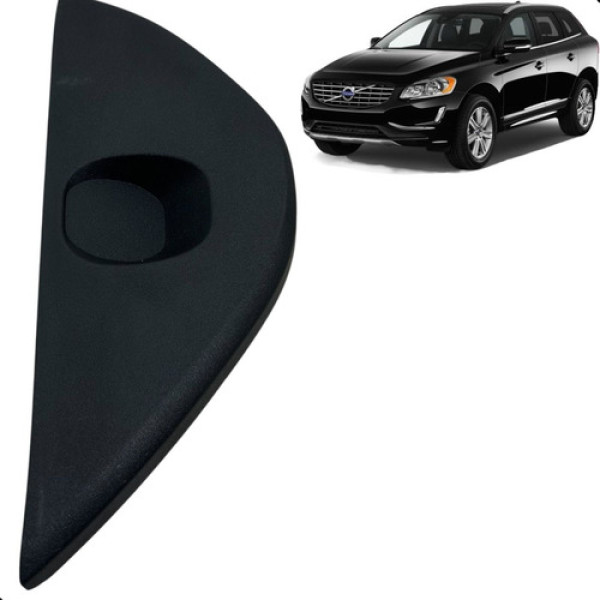 Acabamento Painel Lado Esquerdo Volvo Xc60 2.0 2015 A 2017 Preto Animal Print