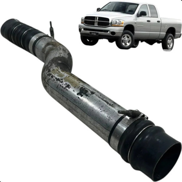 Tubo Mangueira Intercooler Dodge Ram 2500 5.9 2008 A 2011 Preto