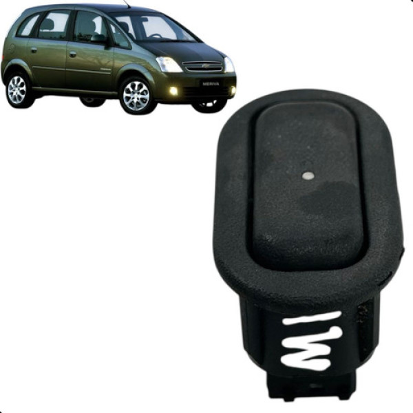 Botão Vidro Elétrico Traseira Direita Meriva 2009 A 2011