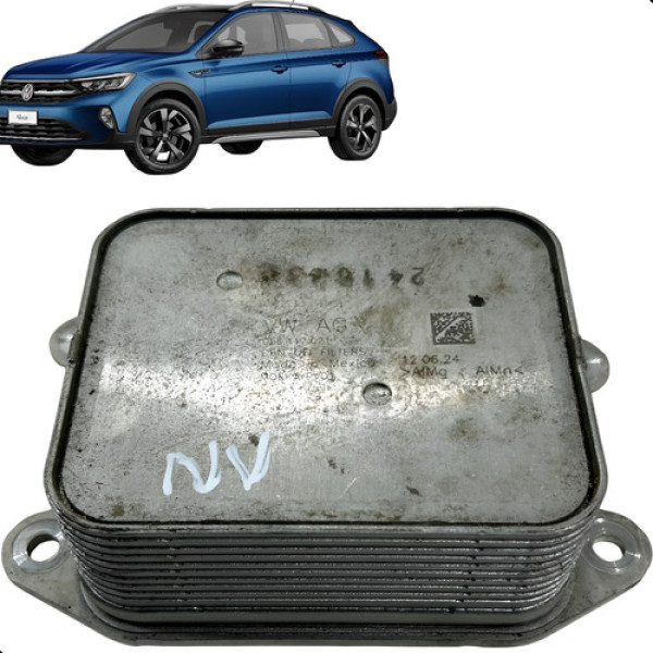 Radiador Trocador Calor Óleo Motor Nivus 1.0 2021 A 2024