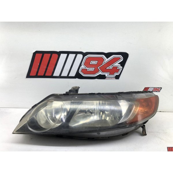 Farol Dianteiro Esquerdo Honda Civic 2009 A 2011 C2629 Esquerdo
