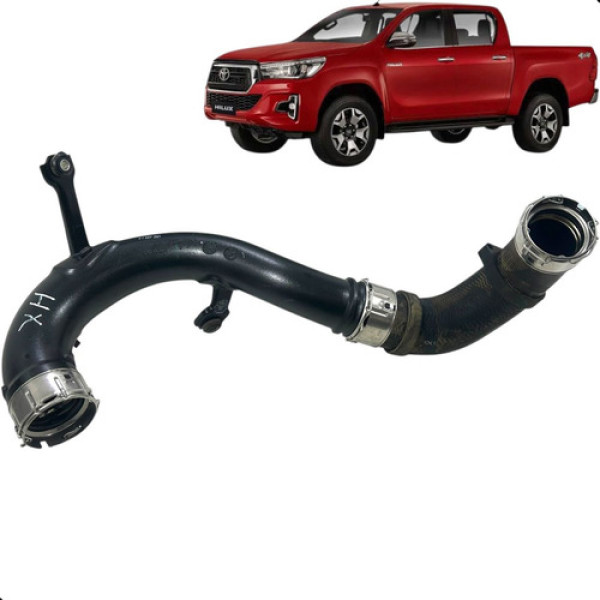 Mangueira Duto Intercooler Toyota Sw4 2.8 2016 A 2023 Preto